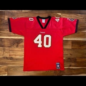 Vintage Reebok Tampa Bay Buccaneers Mike Alstott Jersey Youth Size XL EXCELLENT
